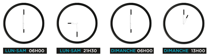 Horaire - Horloge