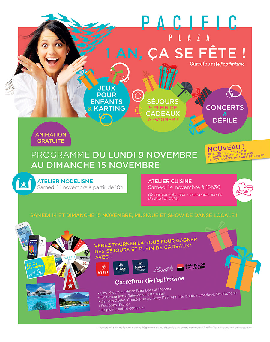 Premier programme de fête du Pacifici Plaza