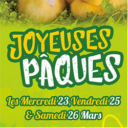 Joyeuse Pâques au centre commercial Faa'a